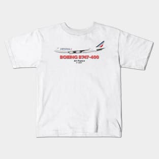 Boeing B747-400 - Air France Kids T-Shirt